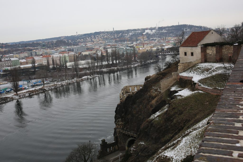 Vue du château Vysehrad