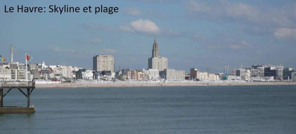 Le Havre Skyline et plage