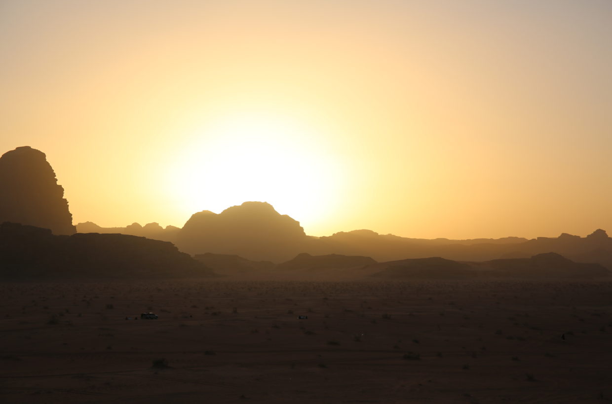 WADI RUM Coucher de soleil